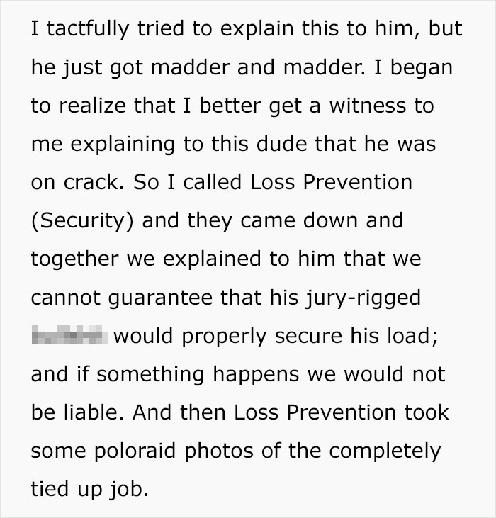 Angry Customer Demands To Tie Up His Fridge With T.V Cable, Sears Employee Lets Physics Teach Him A Lesson Angry Customer Demands To Tie Up His Fridge With T.V Cable, Sears Employee Lets Physics Teach Him A Lesson