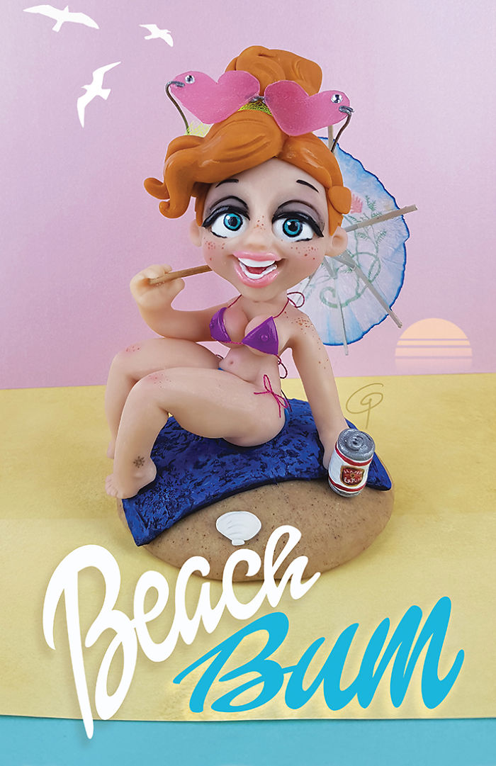 A Series Of Pinup Girls I Sculpted