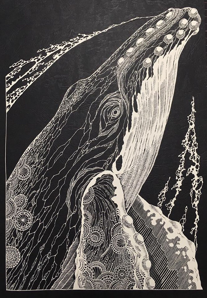 Japanese Artist Hand-Cuts Octopus From A Single Sheet Of Paper, And It’s Even More Impressive From Up Close Japanese Artist Hand-Cuts Octopus From A Single Sheet Of Paper, And It’s Even More Impressive From Up Close