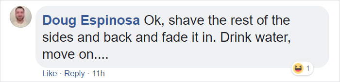 People Are Cracking Up At This Barber Who Shaved A Triangle On Client's Head After Being Shown A Paused Video