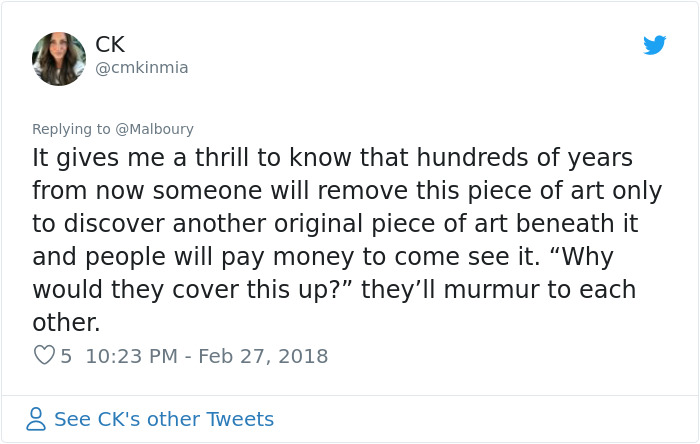 No One Is Fixing A Hole In New Office Wall, So This Guy Trolls Them Into Doing It No One Is Fixing A Hole In New Office Wall, So This Guy Trolls Them Into Doing It