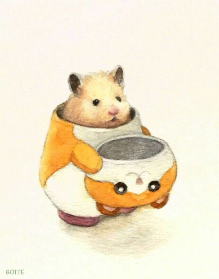 Artist Illustrates The Typical Life Of A Japanese Hamster And The Result Is Very Cute