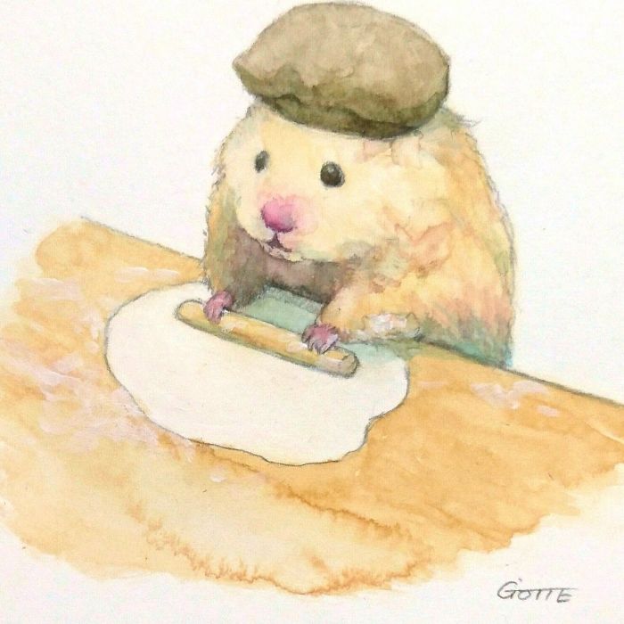 Artist Illustrates The Typical Life Of A Japanese Hamster And The Result Is Very Cute