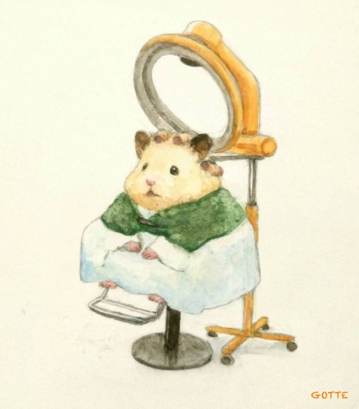 Artist Illustrates The Typical Life Of A Japanese Hamster And The Result Is Very Cute