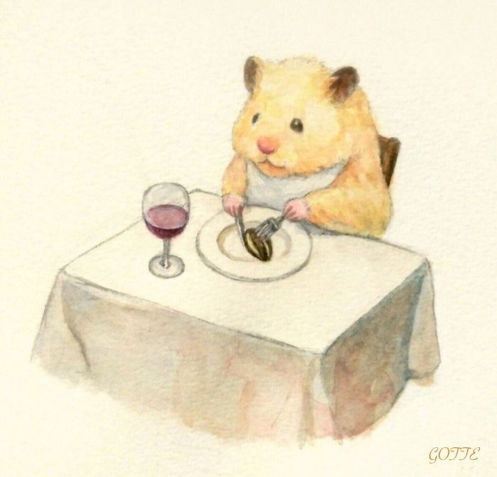 Artist Illustrates The Typical Life Of A Japanese Hamster And The Result Is Very Cute