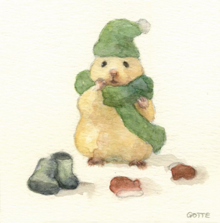 Artist Illustrates The Typical Life Of A Japanese Hamster And The Result Is Very Cute