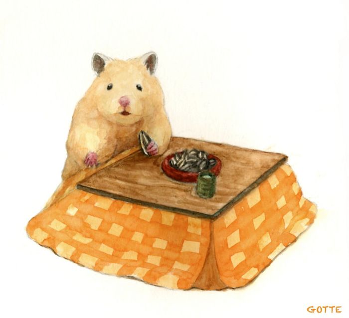 Artist Illustrates The Typical Life Of A Japanese Hamster And The Result Is Very Cute
