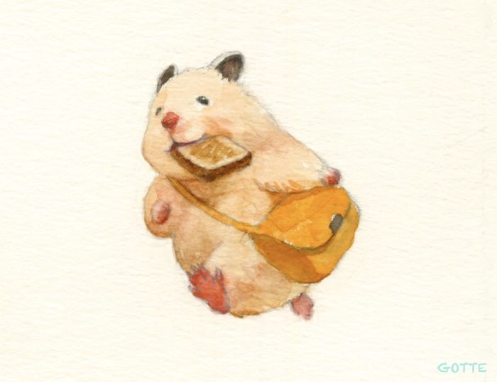Artist Illustrates The Typical Life Of A Japanese Hamster And The Result Is Very Cute