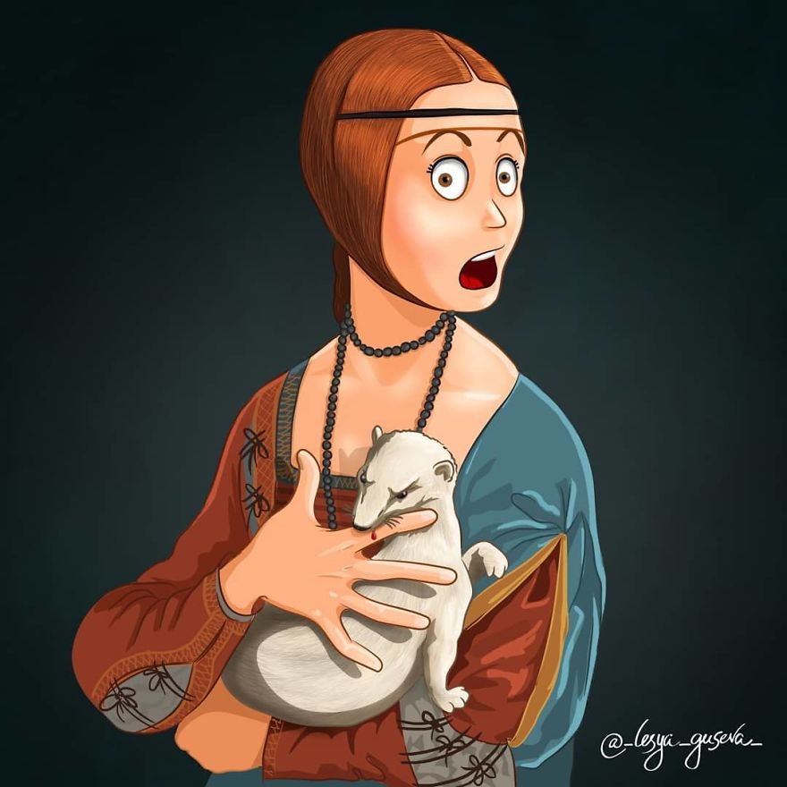 6 Pics That Show What Happened 'Behind The Scenes' Of Famous Paintings