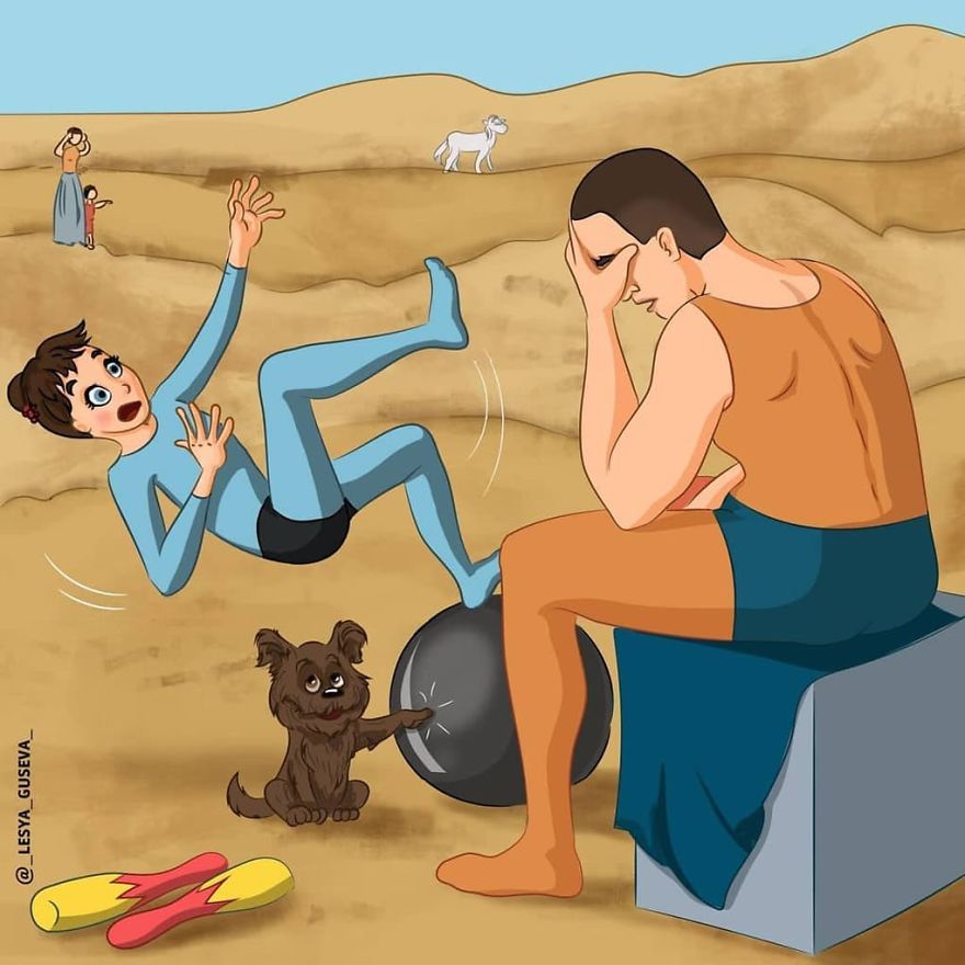 6 Pics That Show What Happened 'Behind The Scenes' Of Famous Paintings 6 Pics That Show What Happened 'Behind The Scenes' Of Famous Paintings