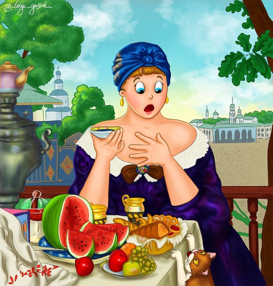 6 Pics That Show What Happened 'Behind The Scenes' Of Famous Paintings