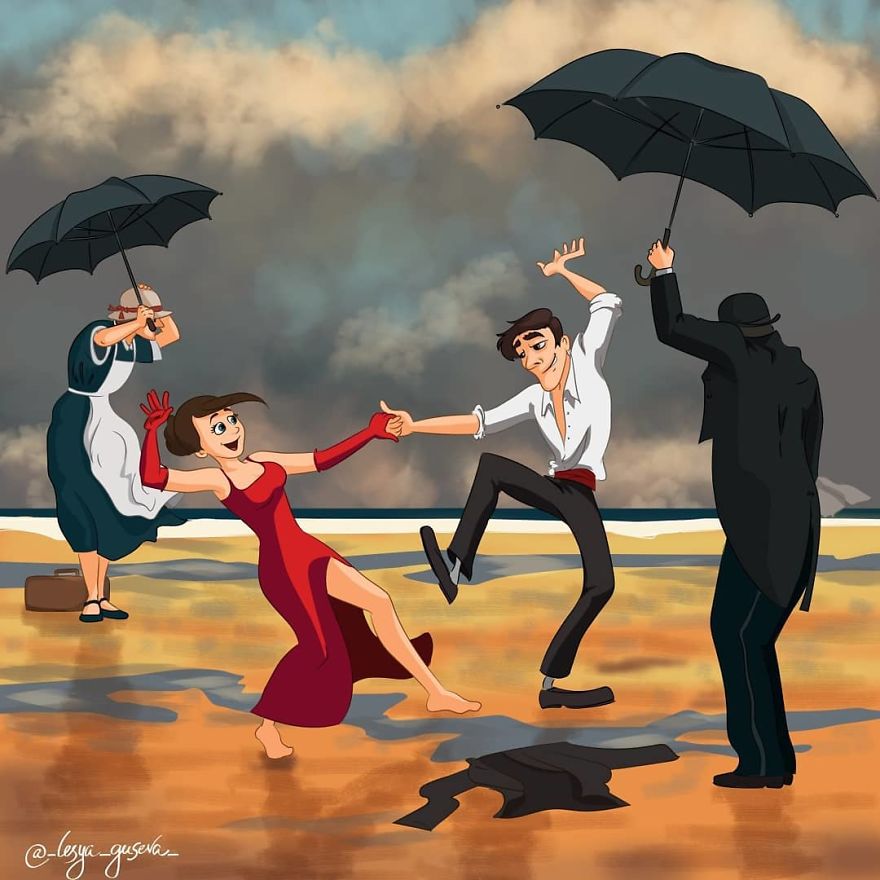 6 Pics That Show What Happened 'Behind The Scenes' Of Famous Paintings