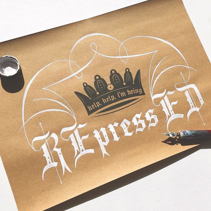 Artist Perfectly Reproduces Freehand Logos