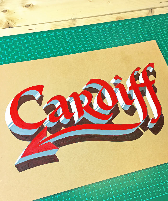 Artist Perfectly Reproduces Freehand Logos
