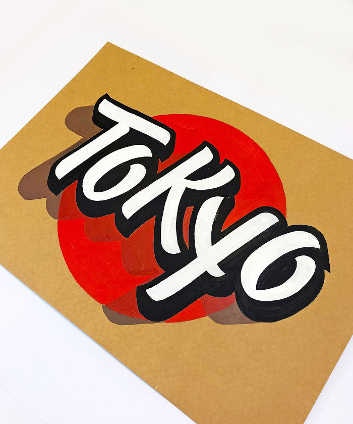 Artist Perfectly Reproduces Freehand Logos