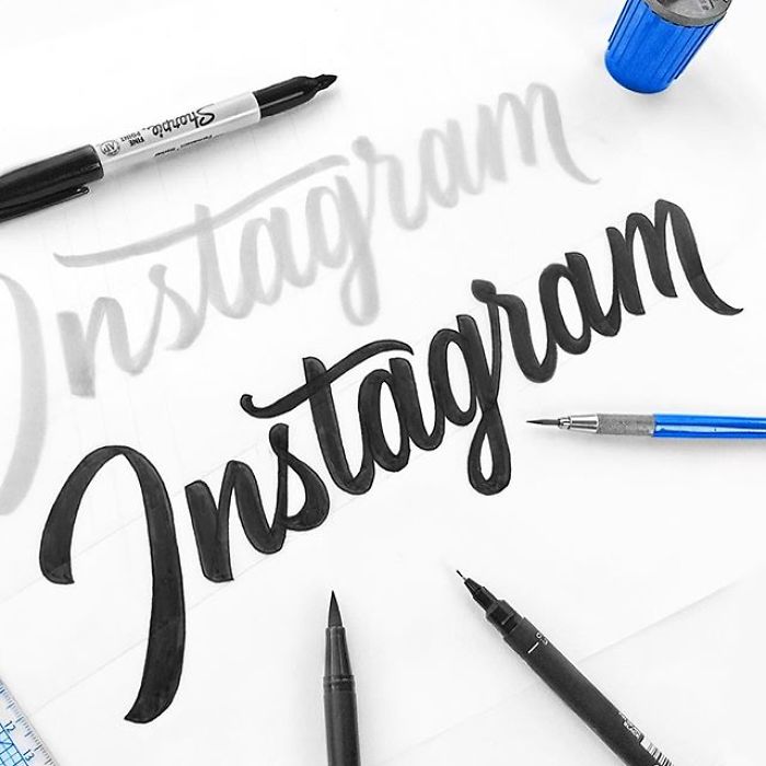 Artist Perfectly Reproduces Freehand Logos