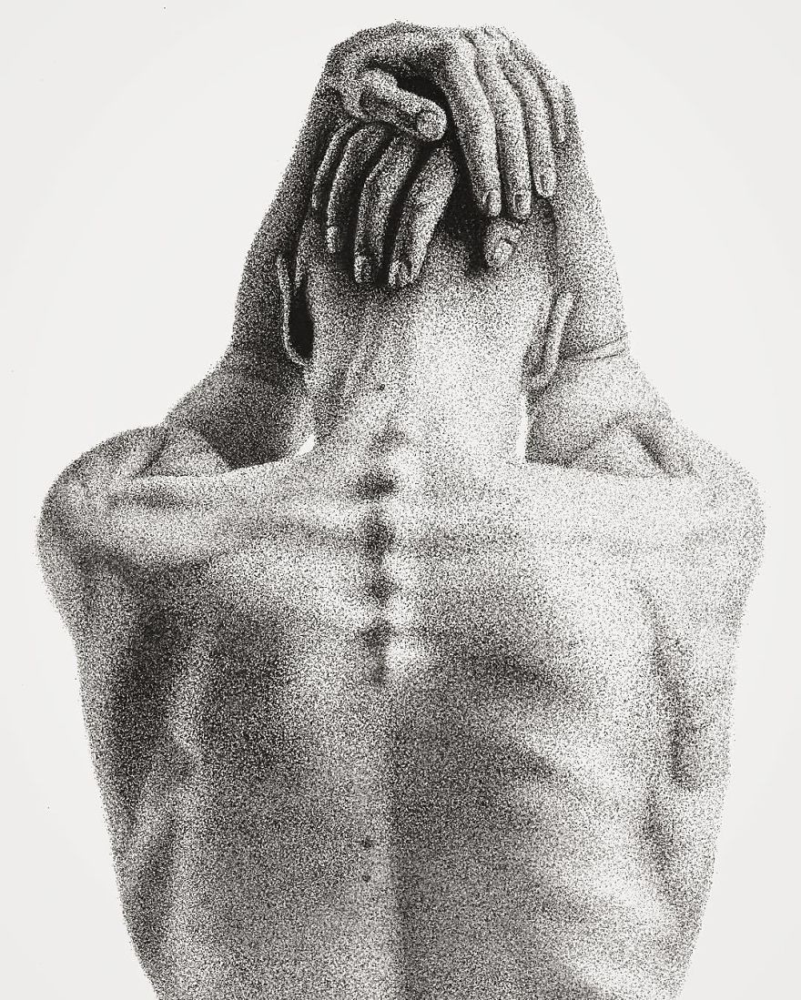 I Create Drawings Dot By Dot With A Pen And It Takes Hundreds Of Hours