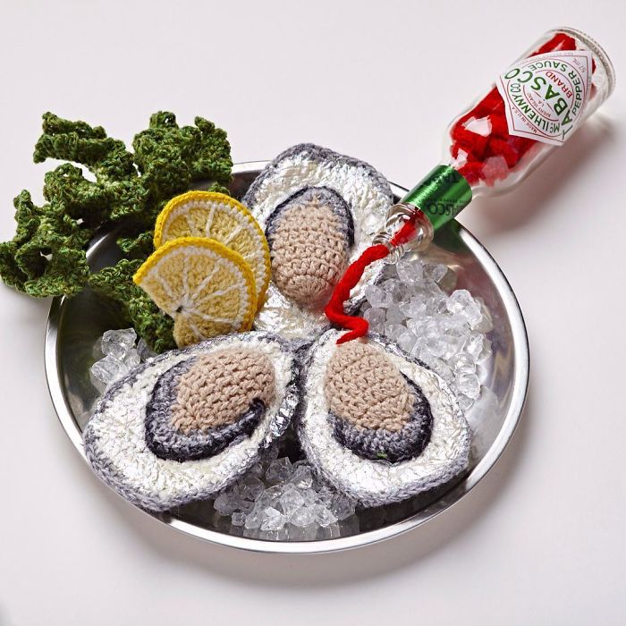 This Artist Crochets Sea Food So Well You Can Almost Taste It This Artist Crochets Sea Food So Well You Can Almost Taste It