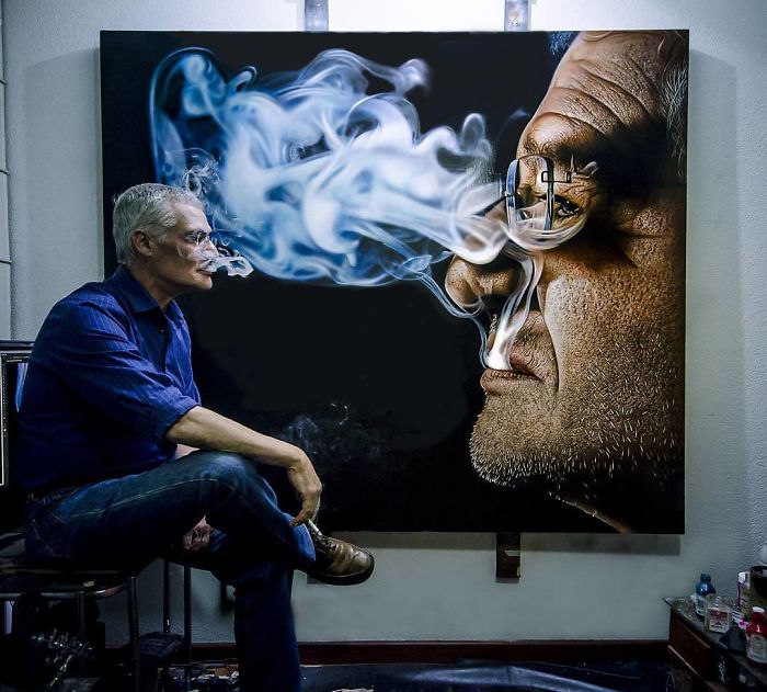 This Is Not A Photo. Artist Can Confuse Anyone With His Paintings