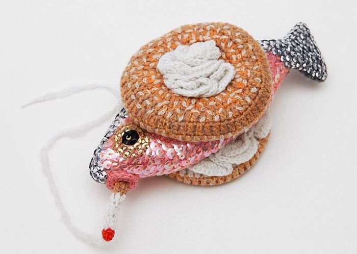This Artist Crochets Sea Food So Well You Can Almost Taste It This Artist Crochets Sea Food So Well You Can Almost Taste It