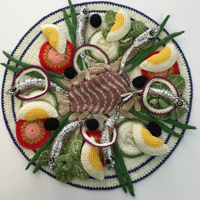 This Artist Crochets Sea Food So Well You Can Almost Taste It This Artist Crochets Sea Food So Well You Can Almost Taste It
