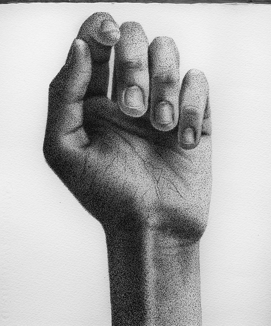 I Create Drawings Dot By Dot With A Pen And It Takes Hundreds Of Hours I Create Drawings Dot By Dot With A Pen And It Takes Hundreds Of Hours