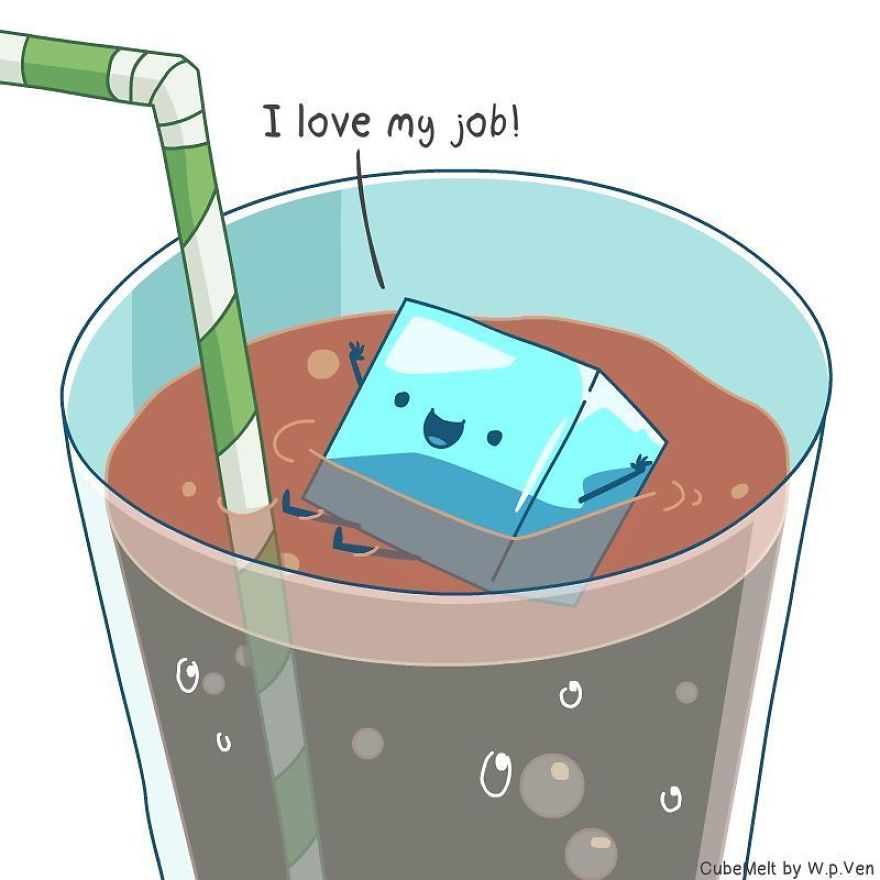 Job Of An Icecube- Chilling Out At Coke Pool