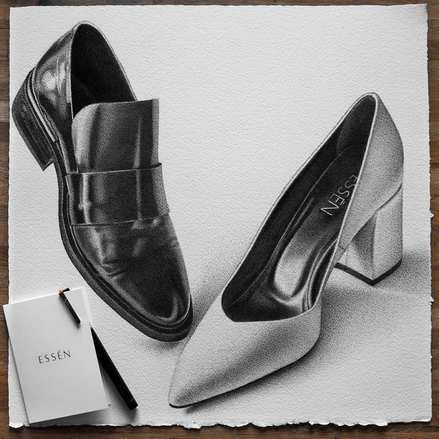 I Create Drawings Dot By Dot With A Pen And It Takes Hundreds Of Hours I Create Drawings Dot By Dot With A Pen And It Takes Hundreds Of Hours