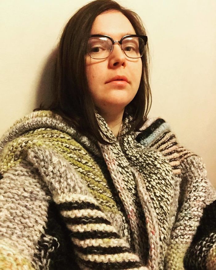 This Life-Size Crochet Skeleton Is So Intricate, The Stomach Even Has Half-Digested Food In It