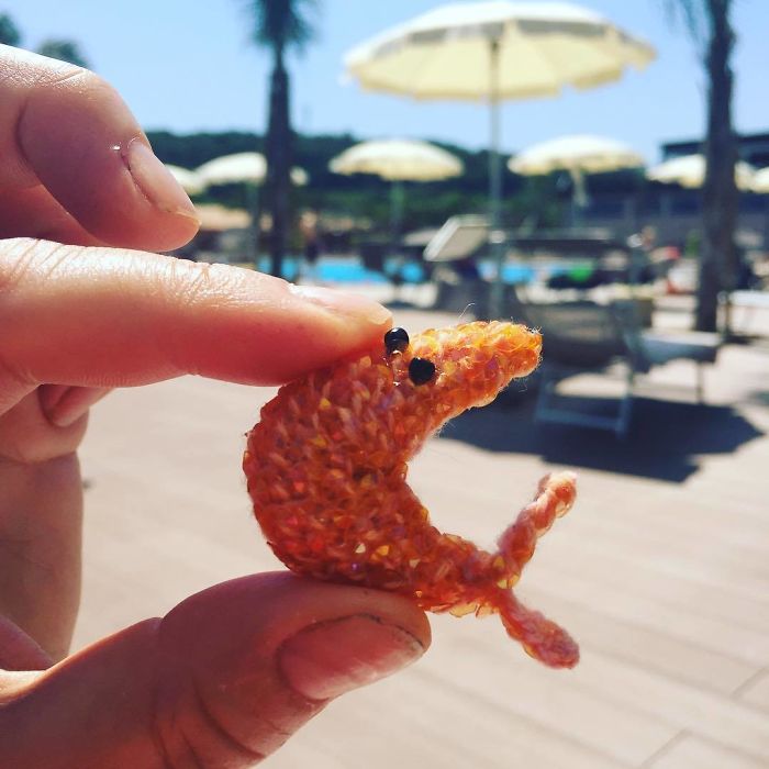 This Artist Crochets Sea Food So Well You Can Almost Taste It This Artist Crochets Sea Food So Well You Can Almost Taste It