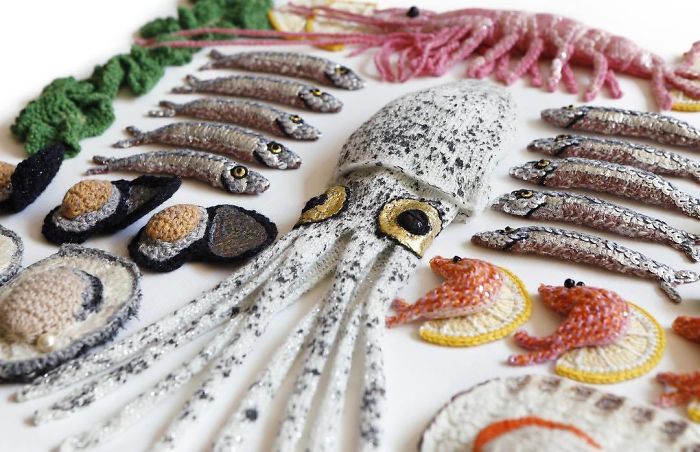 This Artist Crochets Sea Food So Well You Can Almost Taste It This Artist Crochets Sea Food So Well You Can Almost Taste It
