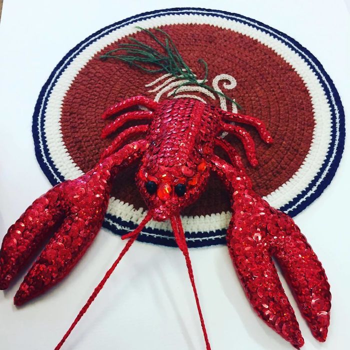 This Artist Crochets Sea Food So Well You Can Almost Taste It This Artist Crochets Sea Food So Well You Can Almost Taste It