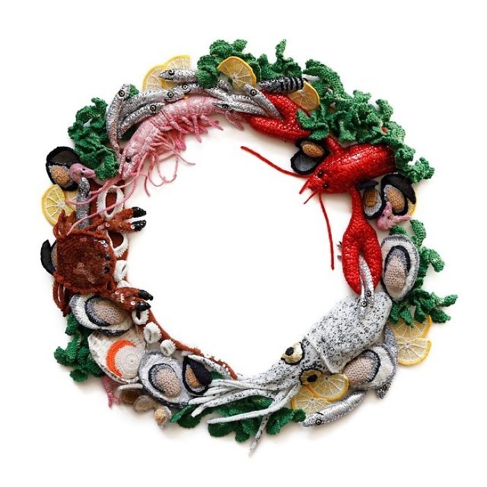 This Artist Crochets Sea Food So Well You Can Almost Taste It This Artist Crochets Sea Food So Well You Can Almost Taste It