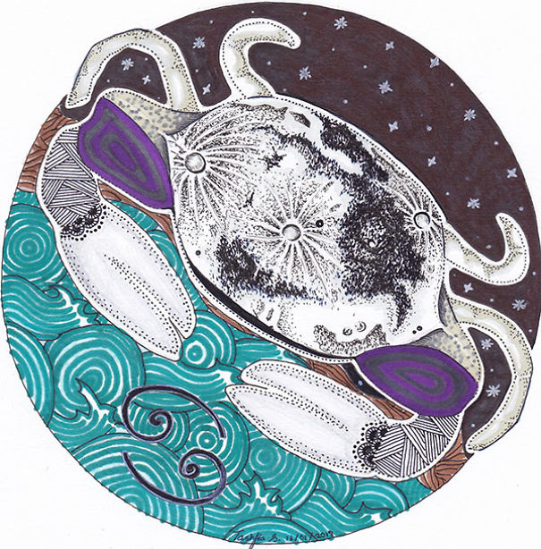 This Artist Drew 15 Detailed Ink Pen Illustrations Inside Small Circles This Artist Drew 15 Detailed Ink Pen Illustrations Inside Small Circles