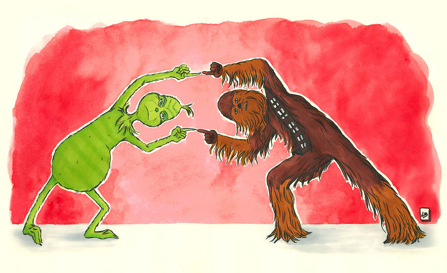 I Illustrated What Would Happen If Famous Cartoon Characters Fused Together, And Here's The Result (10 Pics)