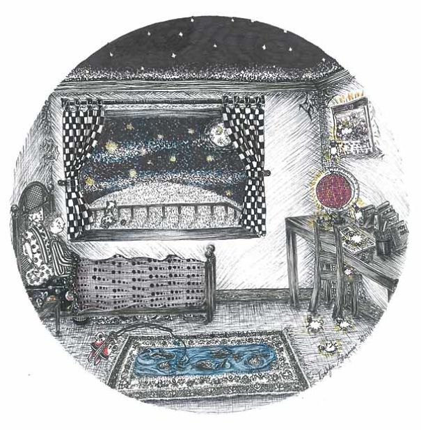 This Artist Drew 15 Detailed Ink Pen Illustrations Inside Small Circles This Artist Drew 15 Detailed Ink Pen Illustrations Inside Small Circles