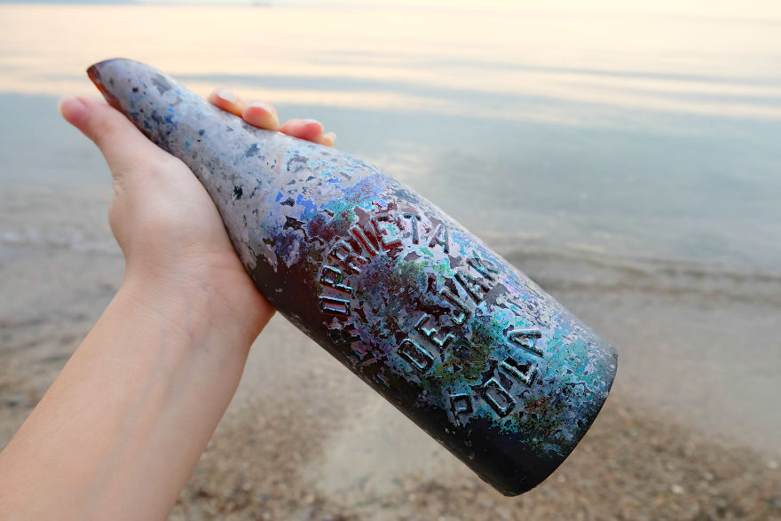 Luigi Dejak Beer Bottle From The 19th Century