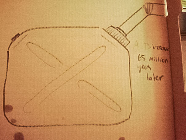 I Asked Them To Draw A Dinosaur On The Box