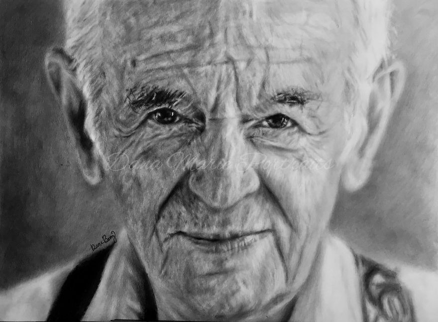 My Graphite Pencil Portrait Of Holocaust Survivor, Alter. He Was An Irreplaceable Treasure That Will Be Missed. My Graphite Pencil Portrait Of Holocaust Survivor, Alter. He Was An Irreplaceable Treasure That Will Be Missed.