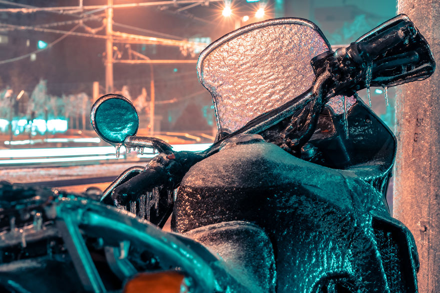 I Woke Up After A Night Of Freezing Rain To Find The Whole City Of Bucharest, Romania, Frozen And Damaged I Woke Up After A Night Of Freezing Rain To Find The Whole City Of Bucharest, Romania, Frozen And Damaged