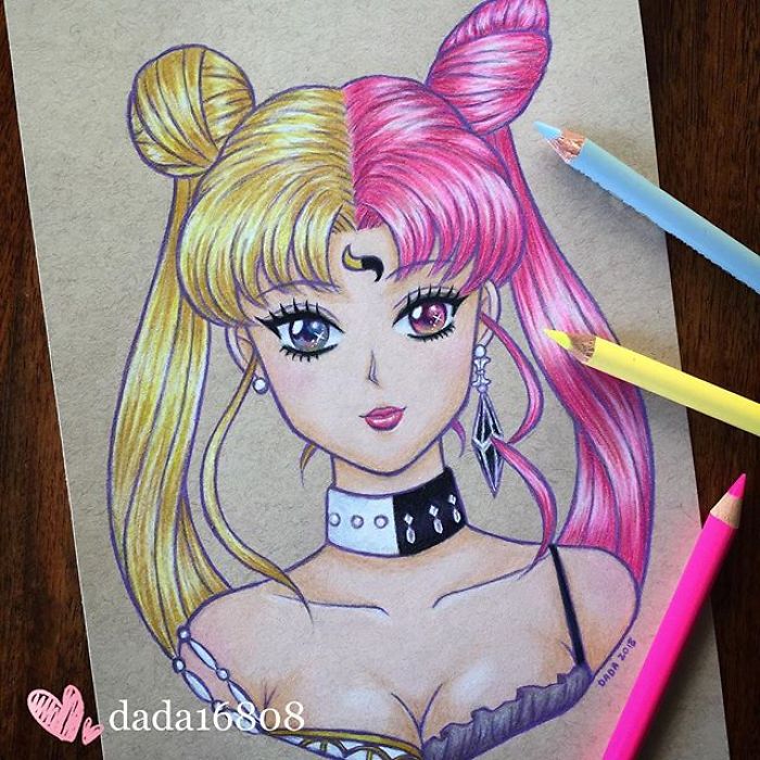 Sailor Moon & Black Lady