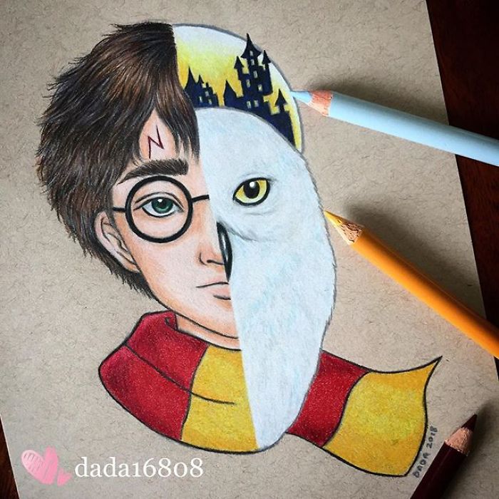 Harry Potter & Hedwig