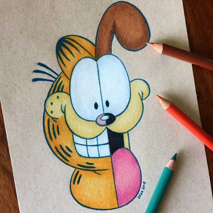 Garfield & Odie