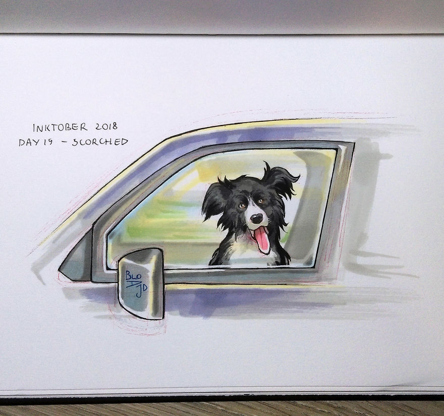 I Dedicated The Whole Inktober To Animal Suffering