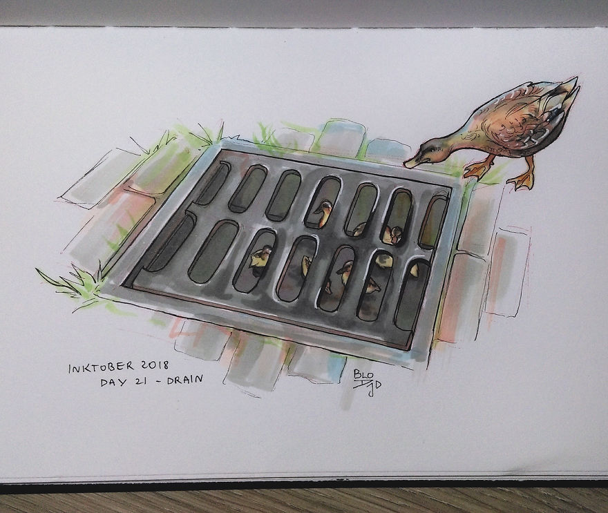 I Dedicated The Whole Inktober To Animal Suffering