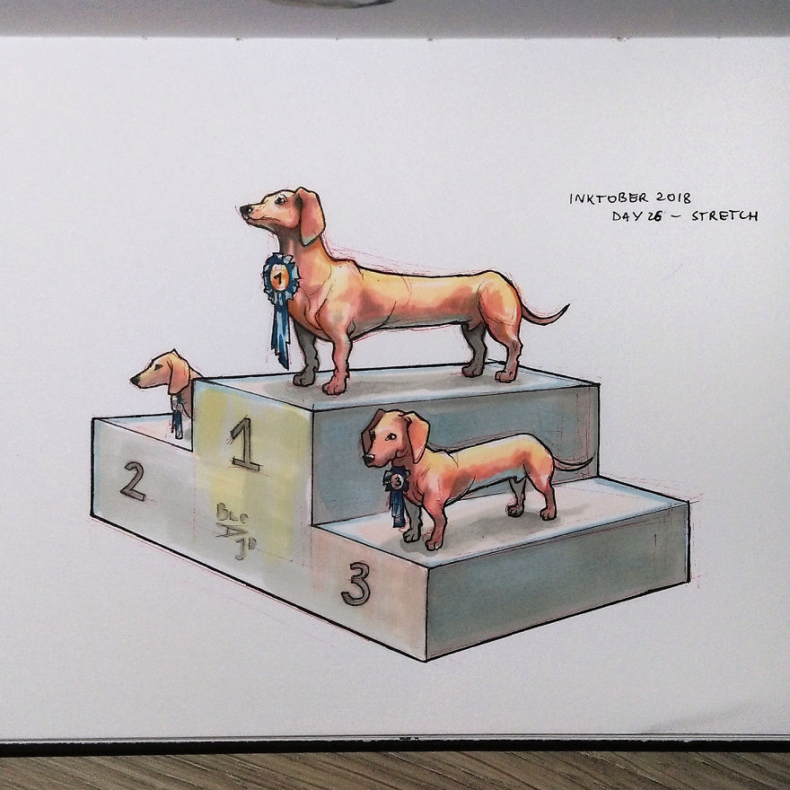 I Dedicated The Whole Inktober To Animal Suffering