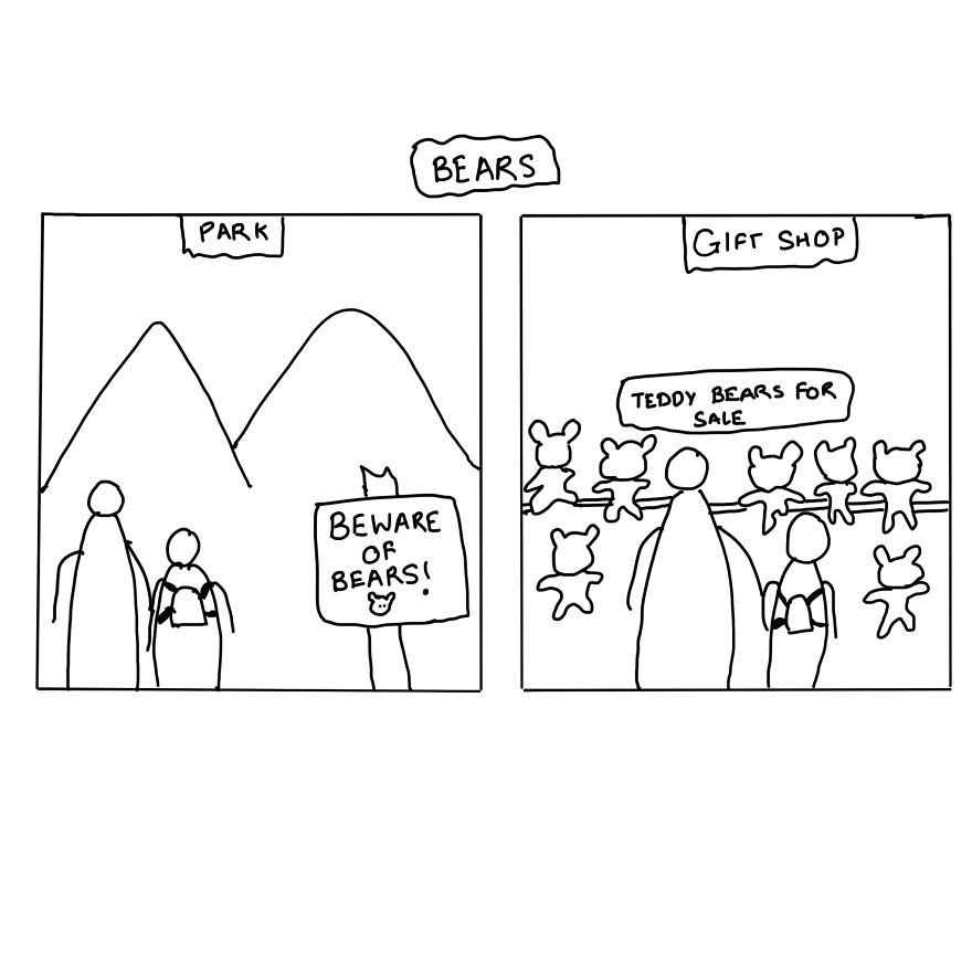 My 20 Minimalistic Comics About Everyday Life