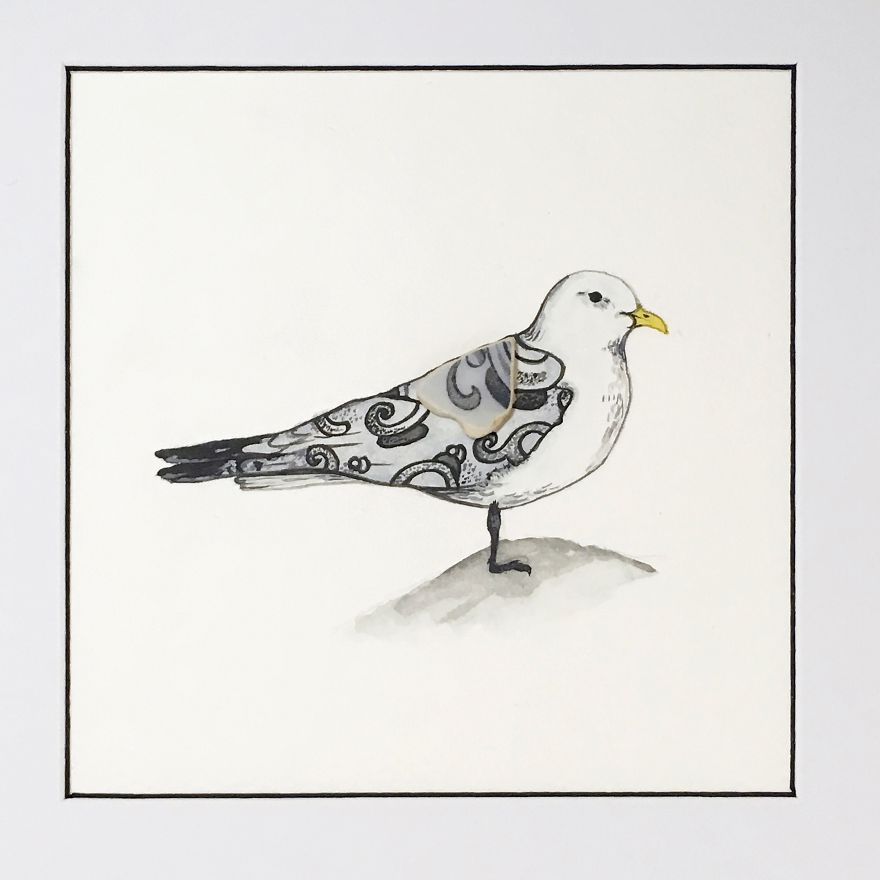 I Find Surf-Tumbled Pottery Shards On The Beach And Make Them Into Unique Pieces Of Artwork I Find Surf-Tumbled Pottery Shards On The Beach And Make Them Into Unique Pieces Of Artwork