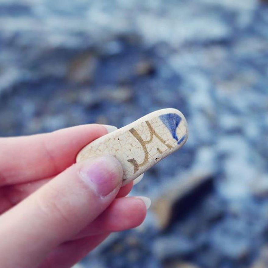 M Like Maristella - Beautiful Sea Pottery Piece