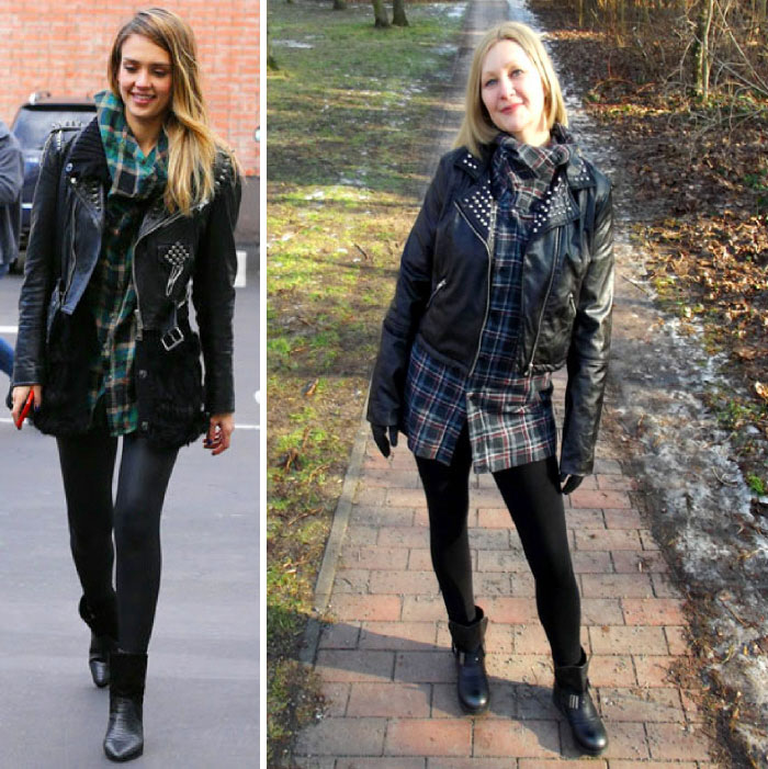 Jessica Alba. Total Outfit Cost: $12